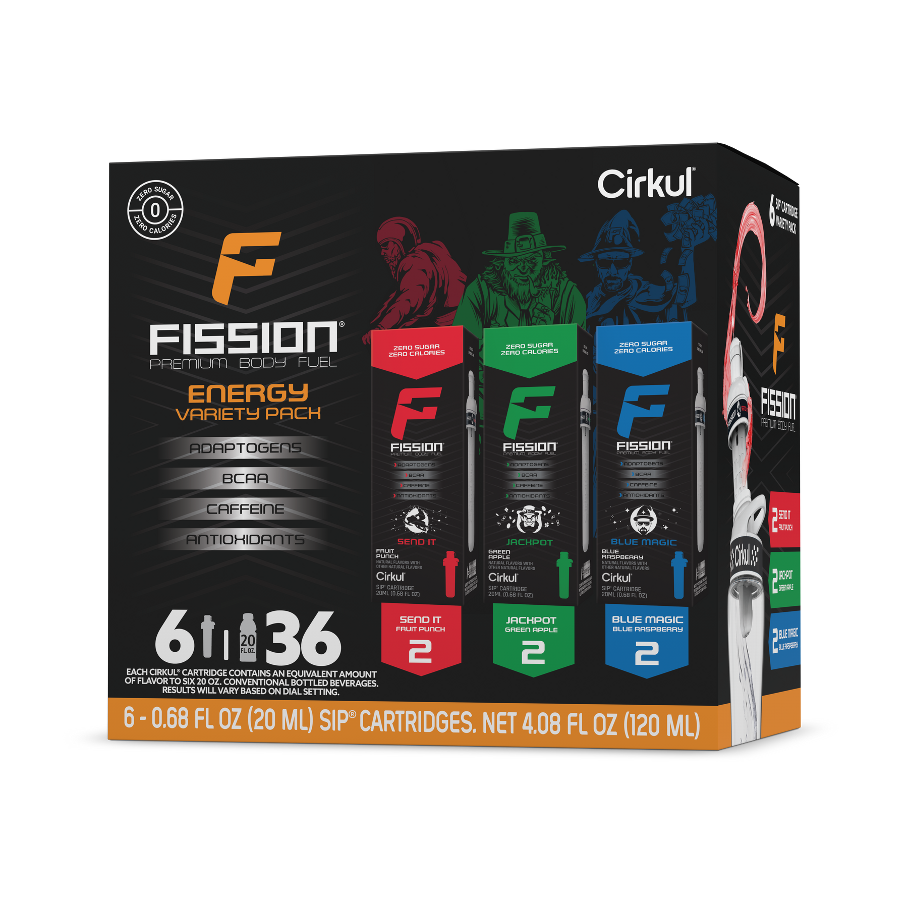 Fission® 6-Pack Variety Pack - Clean Style J8