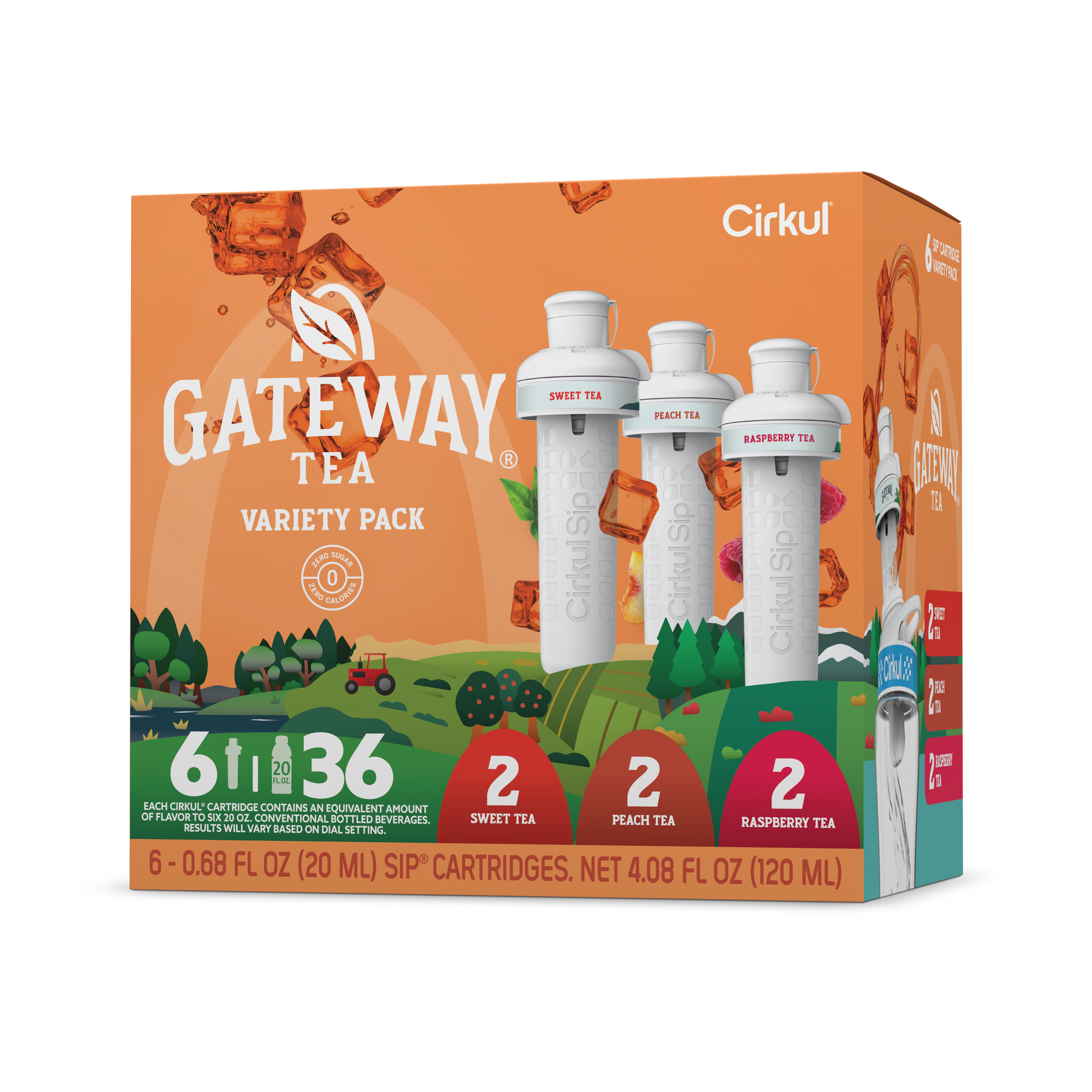 Gateway Tea® 6-Pack Variety Pack - Bright Touch J6