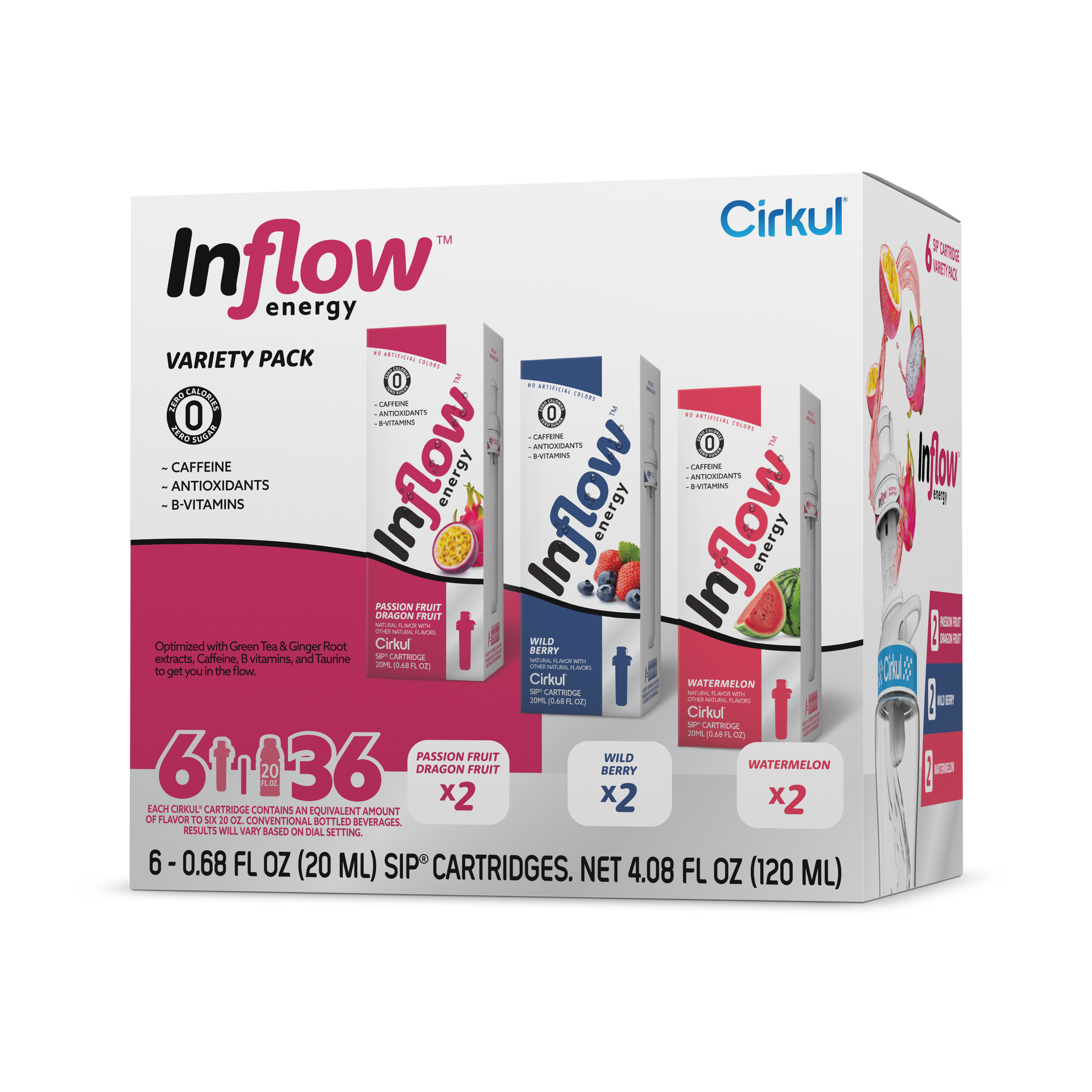 Inflow Energy® 6-Pack Variety Pack - Bright Touch I5