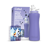 32oz. Matte Periwinkle Stainless Steel Bottle Starter Kit - Classic Pick S5