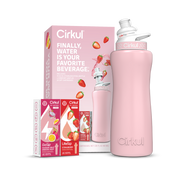 32oz. Blush Pink Stainless Steel Bottle Starter Kit - Essential Set I7