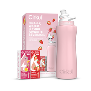 32oz. Blush Pink Stainless Steel Bottle Starter Kit - Essential Set I7