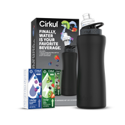 32oz. Matte Black Stainless Steel Bottle Starter Kit - Easy Set O6
